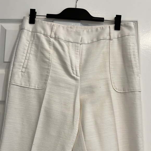 Loft white slacks - Picture 2 of 8